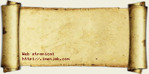 Andjelina Vejnović vizit kartica